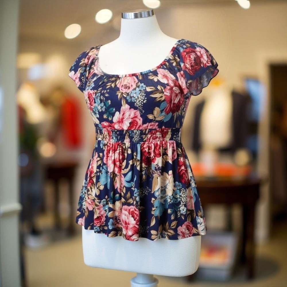 TORRID Super Soft Square Neck Cinched Waist Babydoll Tank NWT Size‎ 1X - Picture 6 of 12